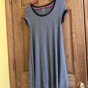 Striped T-shirt dress